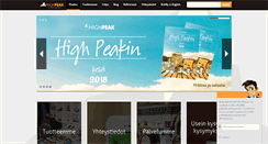 Desktop Screenshot of highpeak.fi